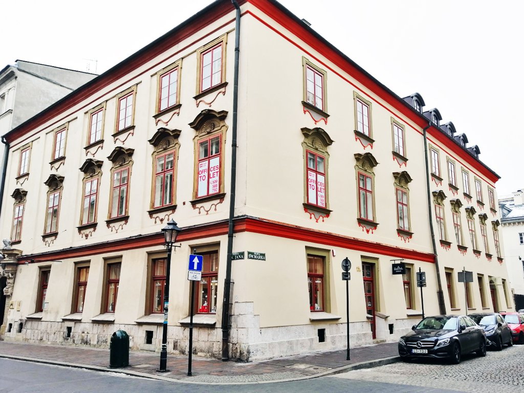 Biura do wynajęcia Kraków Stare Miasto - Pałac Popielów